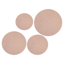 4Pièces Bats Khaki Bois Lisse Base Stable Pour Modelage Argile