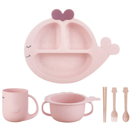 1 Set Healthy Toddler Divided Plates Training Divided Dish