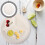 20Pcs White Bagasse Divided Eco-Friendly 6