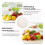 20Pcs White Bagasse Divided Eco-Friendly 8