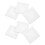 6 Pcs Mini Canvas Frame Child 10.00x10.00x1.50cm White 11