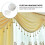 1 Set Curtain Rope Practical Curtain Wire Plastic Window With Rings 9