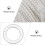 1 Set Curtain Rope Practical Curtain Wire Plastic Window With Rings 8