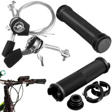 Black Bike Lever Shifters With Handle Grips For And Road