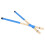 Wood Percussion Instrument Accessory 1 Pair 15.7x0.6in 6