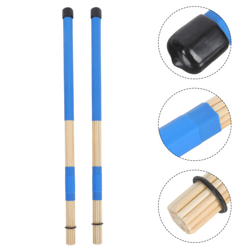 Wood Percussion Instrument Accessory 1 Pair 15.7x0.6in 1