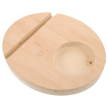 Wood Wobble Board Base Khaki Wood 1pcs