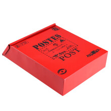 1set Red Iron Lockable Donation Box For Home 11.4x8.7x2.7in