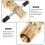 Raindrops Ferrule Removal Compression Sleeve Puller Golden Brass 1set 8