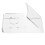 Raindrops Pingpong Paddle Stand Clear Display 1pack 5.9x3.5x2.8in 8
