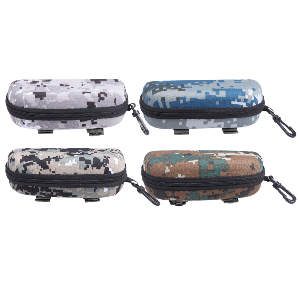 Ohphcall 4 Pcs Sunglasses Case With Zip Cases For Men Eyeglasses