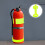 Extinguisher Mount Light Green 1set 5