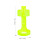 Extinguisher Mount Light Green 1set 3