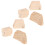 Bow Replacement Tool Khaki Wood Fiddlestick Wedges Plugs 2 Sets 1