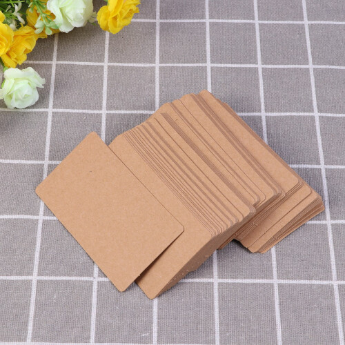 Raindrops Writable Diy Kraft Paper Cards Student Word 2