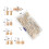 Decorative Thumb Tack Convenient Pushpins 3.5x1x1cm 10