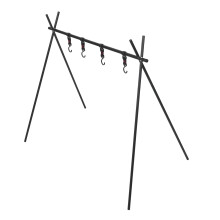Trépied de cuisson pour feu de camp 7 kg 75x49x74.5cm Affiché