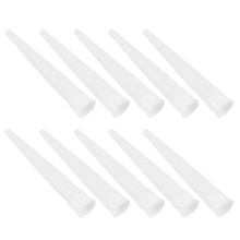100 Pcs Nozzles Tube Supplies Reusable Ink Grip Nozzle Tube Tip White