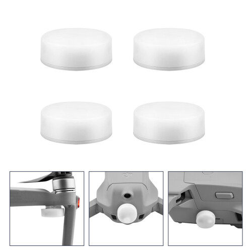 4pcs White Quadcopter Led Flash Light Night Navigation Lamp 2