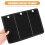 Patch Display Board Black 1set 11x7.9in 11