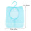 2Pcs Mesh Shower Bag Hook Storage Rack For Kitchen Bathroom 2