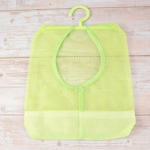 2Pcs Mesh Shower Bag Hook Storage Rack For Kitchen Bathroom 2