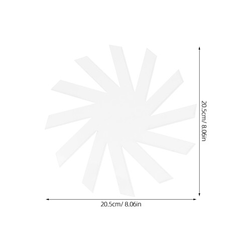 Woven Pattern Quilting Template Transparent Acrylic 1pcs 1