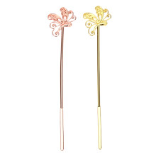 2 Pcs Stainless Steel Melted Sticks Stirring Rod Blender Mixing Spoon