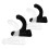 Masteelf 2 Sets Baseball Bat Wall Mount Bracket 9.00x4.00x0.50cm 10