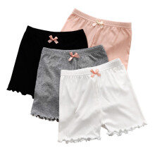 4pcs Safety Shorts Breathable Dance Bike Sports Under Dress Bow Short
