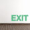 Indoor Spaces Wall Sticker Green Pvc 1pack 5