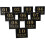 Table Markers Triangular Acrylic 10pcs 2.67x2.16x2.16in 7