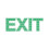 Indoor Spaces Wall Sticker Green Pvc 1pack 1