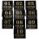 Table Markers Triangular Acrylic 10pcs 2.67x2.16x2.16in 1