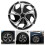 Car Wheel Hubcap Wheel Protection Round 1pcs 11