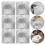 100 Pcs Chocolate Wrappers Ball Wrapping Paper Candy Packaging Foil 9