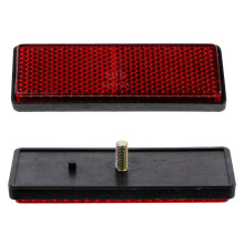 10 Pcs Bike Rear Reflector Red Reflectors For Wheels Warning Road