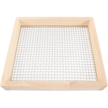 Soil Sifter Iron Beige Soil Sieving Tool For Gardeners 1pcs