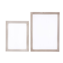 2pcs Wooden Handmade Paper Craft Frame Mould Deckle For Diy Papermaking And Screen Printing Family Craft Tool Recycling