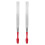 Stamp Collecting Tongs Stainless Steel Multi Rubber Tip 2pcs 1
