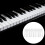 52pcs Replacement Piano Keys White Keyboard For Musicians 10