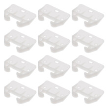 Small Plastic Drawer Slides Drawer Guide Slides White 12pcs