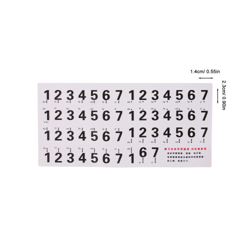 88 Full-Size Piano Key Label Note Letters Labels Keyboard Sticker 1