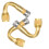 Valve Stem Extender 45 Degree Curved 3pcs 4