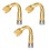 Valve Stem Extender 45 Degree Curved 3pcs 5