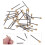 Frame Nails Copper Caps Nails Golden Iron 50pcs 6