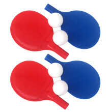 2 Sets Table Tennis Racket Plastic Bats Small Paddles For Kids Toy
