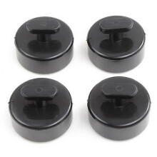 Corvette Jack Pads - 4 Pieces, Non Slip Rubber Ice Hockey Design, Secure Lifting Model C5 C6 C7 C8 GS, Must Have Garage Accessories for Corvette Owner