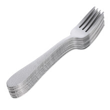 12 Pcs Household Cake Fork Stainless Steel Dessert Toddler Silver