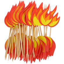 50pcs Cake Picks Multi For Birthday Party Cupcake Toppers